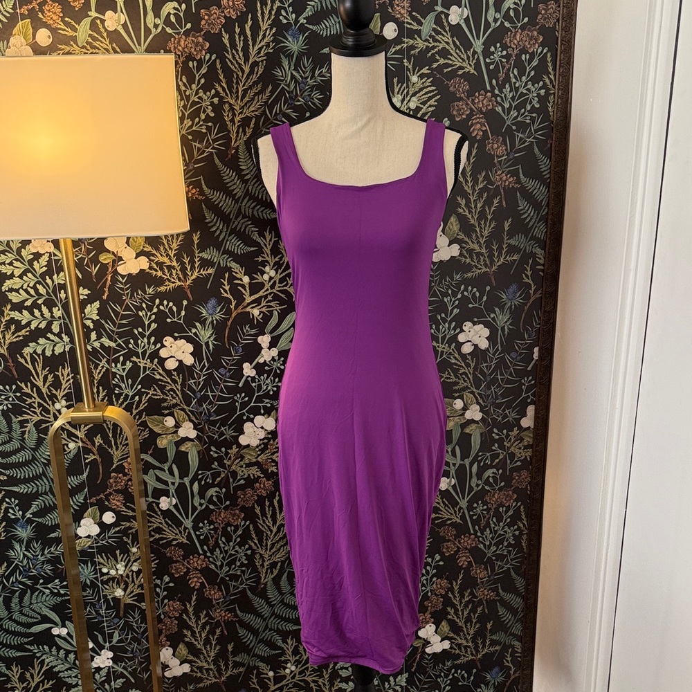 Purple Sleeveless Dress